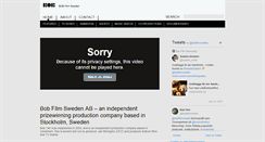 Desktop Screenshot of bobfilm.se